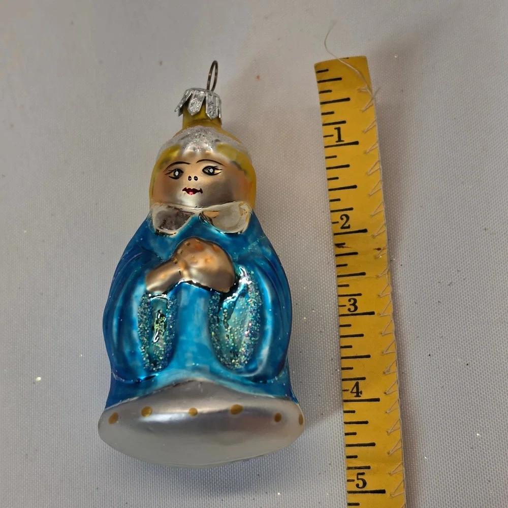 Calik Artistry Christmas Ornaments Set 4 Multicolor Exc Poland Hand Painted